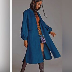Anthropologie DRA Cameron Balloon Sleeve Coat